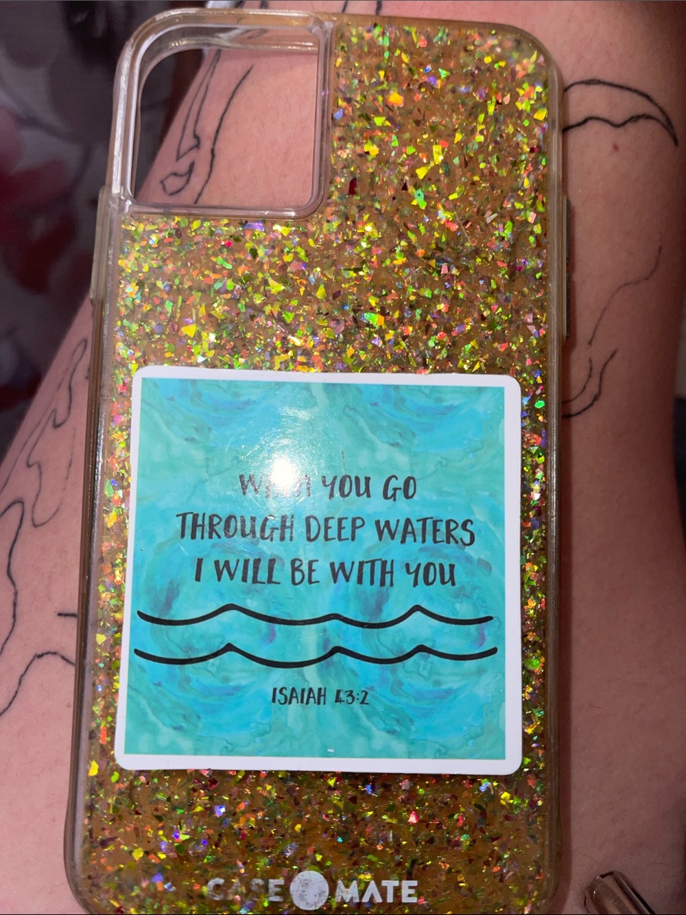 Case mate iPhone 11 / 12 Glitter Phone Case